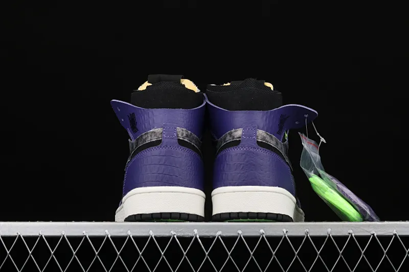All categories Air Jordan Jordan series basketball shoes Air Jordan 1 High Z version Air Jordan 1 Zoom Air CMFT "BayouBoys" AJ1 Joe 1 Zion black purple DC2133-500
